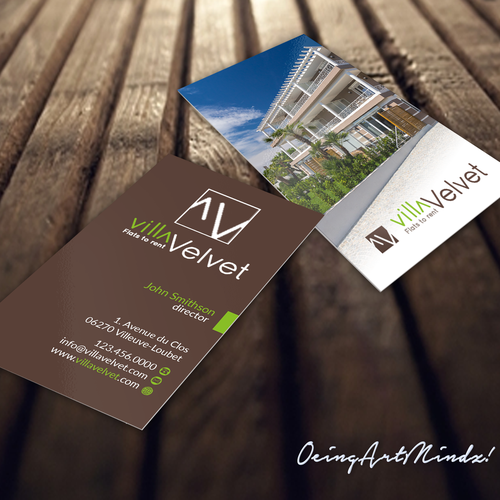 Business card contest entry by oeingArtMindZ