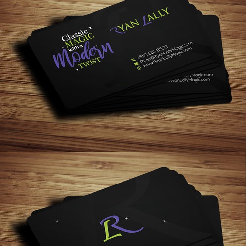 Design a magician's business card Design by (VEER)