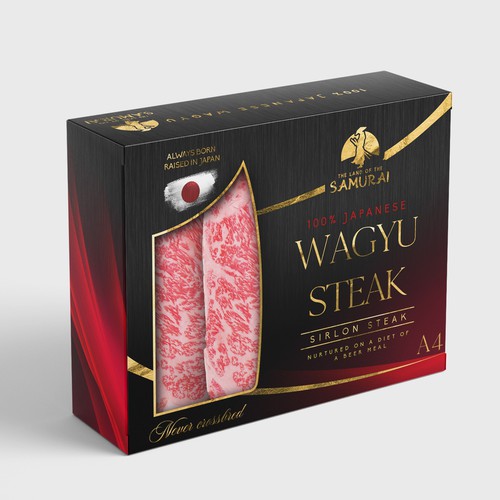 100% JAPANESE WAGYU STEAK Design by Hey Mad´esigns⚡