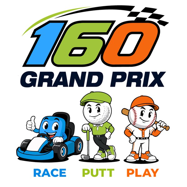 160 GRAND PRIX logo design