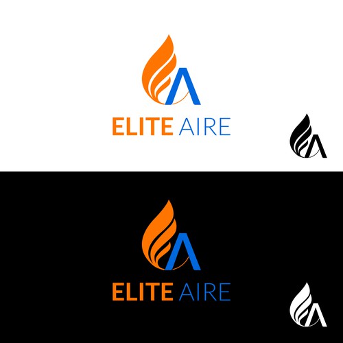 Heating and air logo to appeal to high end residential customers  and commercial customers that shows the customer elite Design by SP-99