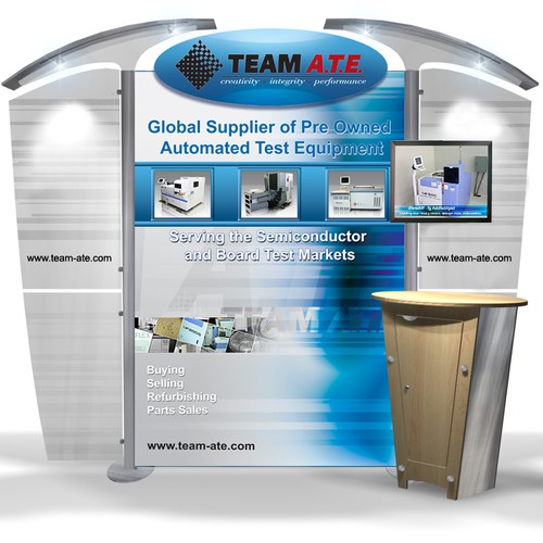 Trade Show Booth Graphics - We'll Promote Winner on our Site! Design by Rydvansky