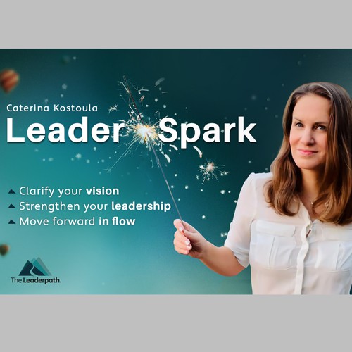 "A cover to promote my LeaderSpark 1:1 leadership coaching program" winning  by MotivatedDesign