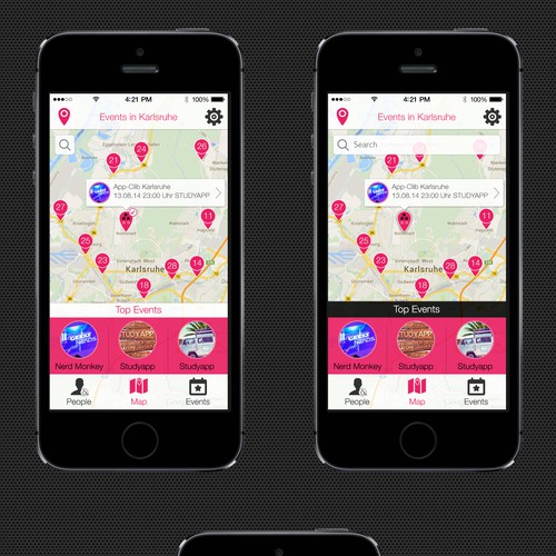 Great Simple/Clean Design for Event + Hot-Or-Not App Needed! | App ...