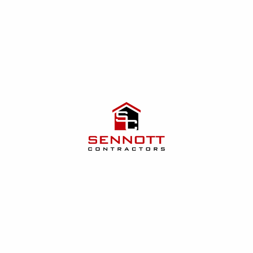 Bold, easy to read logo for construction company specializing in exterior renovations Design by G A D U H_A R T