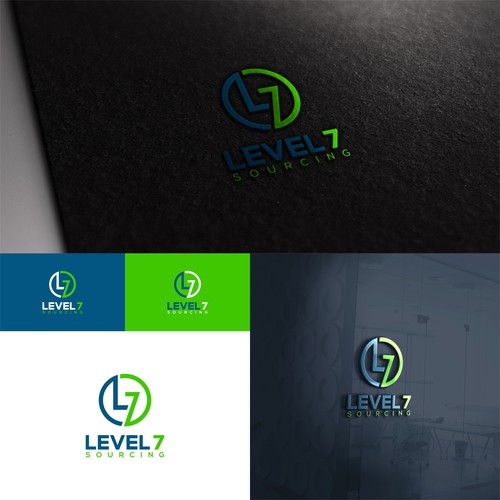 Level 7 Sourcing needs a cool / powerful logo which speaks to its awesomeness :) Design by megawon®