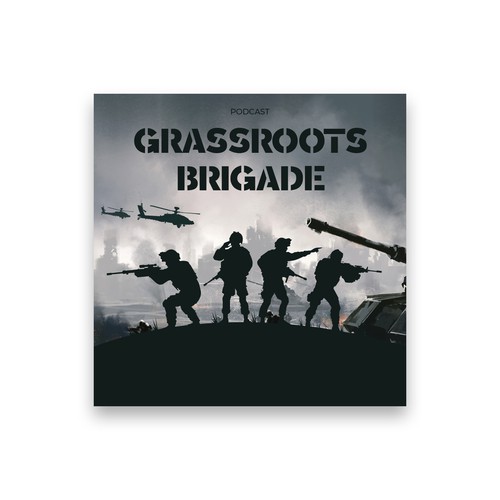 Cover Art for Military Veteran Podcast Design by Amit.J