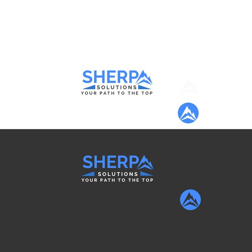 Create a powerful logo for Sherpa Solutions that will make people want to climb the career ladder Diseño de Gagegoo