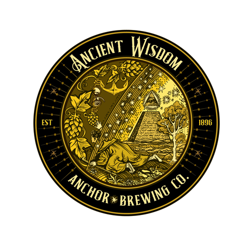 Fun project for America's oldest craft brewery, Anchor Brewing Co.! Design by Nina itd