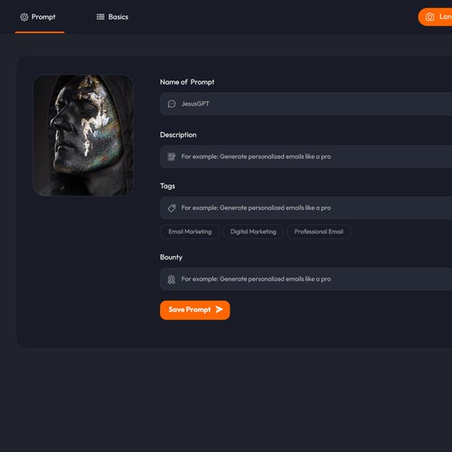 UI/UX Redesign for ChatGPT Prompts Platform Design by The webbug