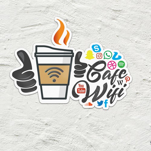 Pegatina propuesta en el concurso por oy™