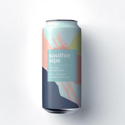 Minimalist beer can design Design by aran&xa