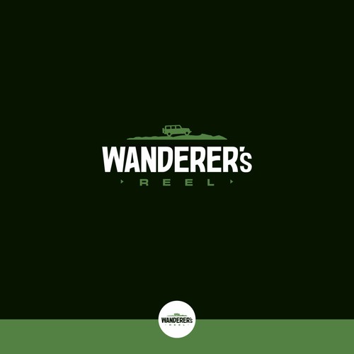 Wanderer's Reel logo (for Travel / Adventure YouTube channel) Design by Disander