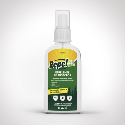 Repel 12 Max Etiqueta Design by Anrally