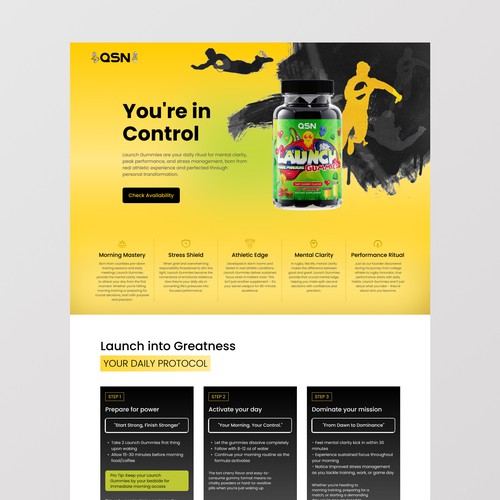 Design di **GUARANTEED WINNER** Ashwagandha Gummies Sales Page di Monki D Loy