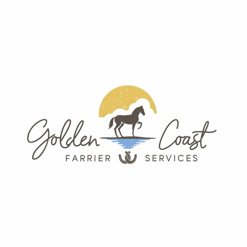 Golden Coast Farrier Services Design by tasa