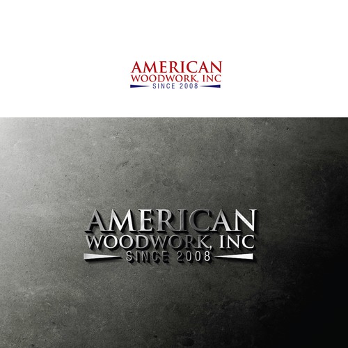 American Woodwork news a new logo Design by DeersCreative