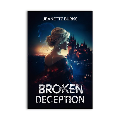 Book cover design for a novel called Broken Deception Design by SamArt❄️