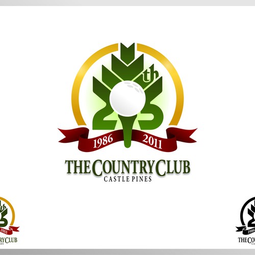 25th Anniversary Country Club Logo | Logo design contest