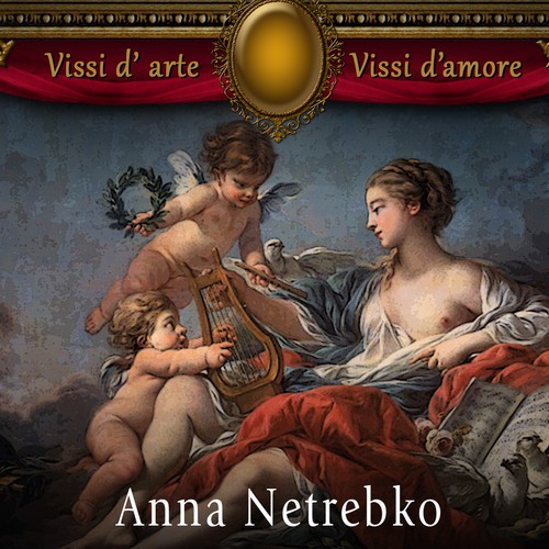 Illustrate a key visual to promote Anna Netrebko’s new album Design by vatorpel