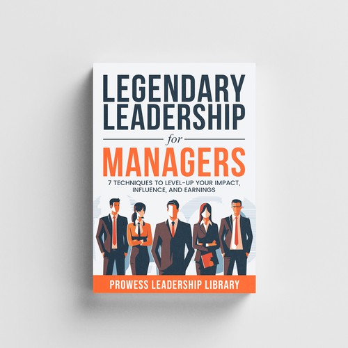 Design a Captivating Book Cover for a Leadership Skills Book for Managers Design by AIMVISION