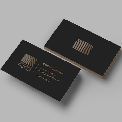 Business Card - Stone Craft Design by PAPRI802030