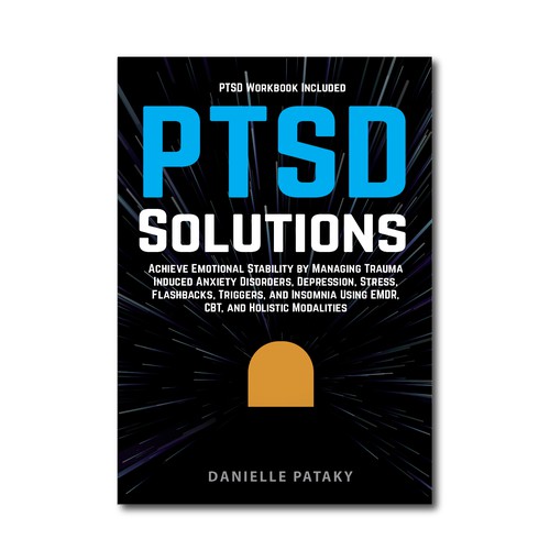 Captivating book cover design that shows the feelings associated with healing from PTSD trauma Design réalisé par Platinum club