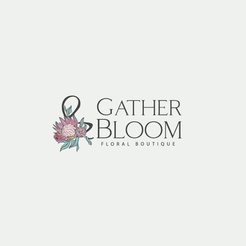 A gorgeous eye catching logo design for a new floral boutique Design by Mararti