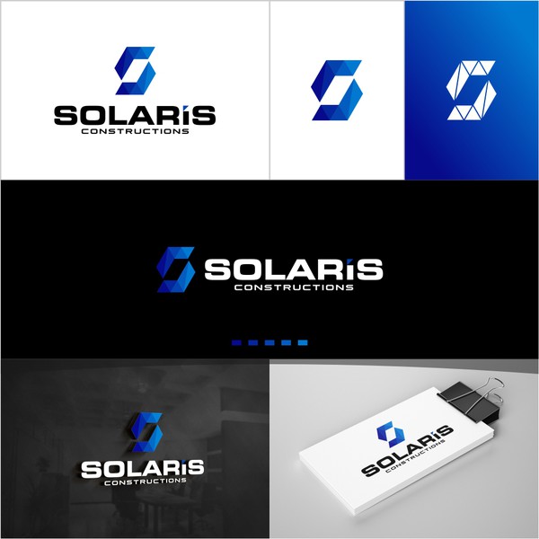 Bold logo concept for Solaris Constructions