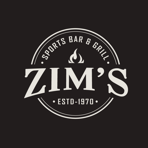 Modernized, bad ass logo for a small town sports bar! Design by Ajoy Paul