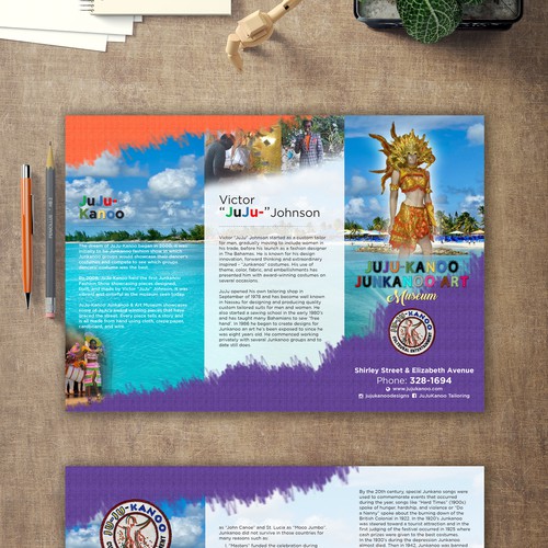 Creative attractive brochure design for Cultural Museum Design by STMRM