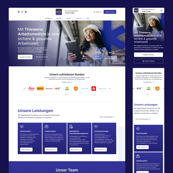 Homepage Layout