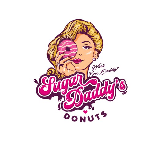 SUGAR DADDY DONUTS LOGO CONTEST Design by nindadian