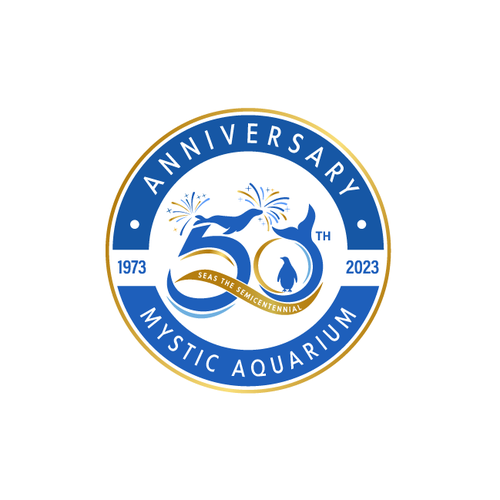 Mystic Aquarium Needs Special logo for 50th Year Anniversary Design por Alexa_27