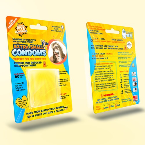 Design packaging for a hilarious gag prank gift! Design by Digisolz Creation