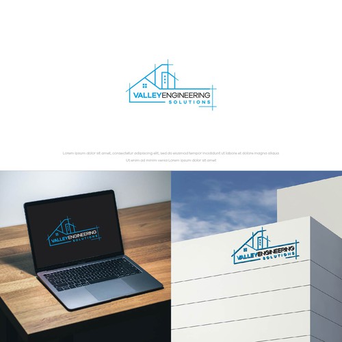 Powerful and Modern Structural Engineering Logo Design by Danny A