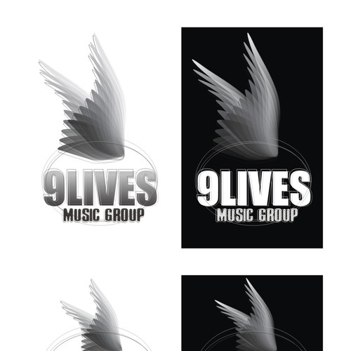 Design di 9 Lives Music Group Record Label LOGO di santi