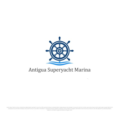 Logo for Antigua Superyacht Marina Design by YaRa_11