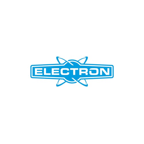 Newlogo designwith the electron drawn as a solid logo Diseño de Xisco™