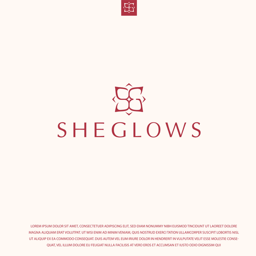 Let's help women glow! Design a beautiful logo for SheGlows Design by Tatha_studio