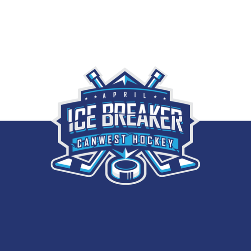 Designs create a COOL logo for our April Ice Breaker hockey