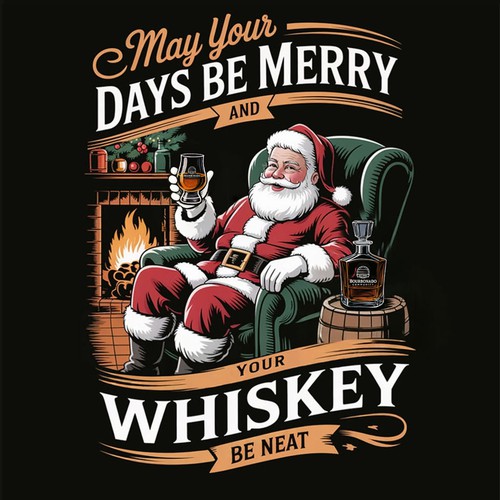 "GUARANTEED WINNER: Bourbon T-Shirt for Christmas" ganador Portada