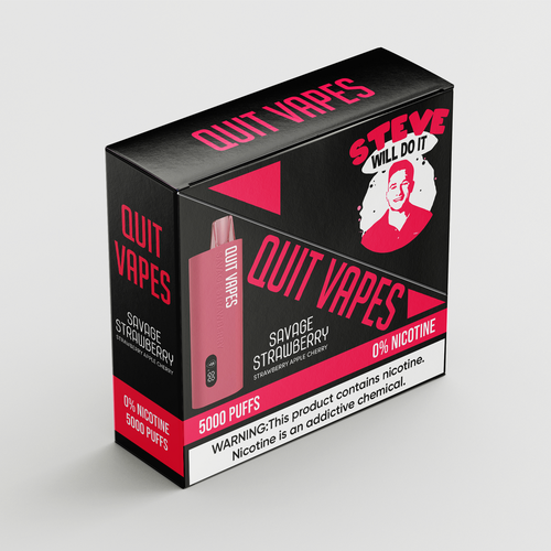 Quit Vape Package for disposable vape device Design by SONUPARMAR