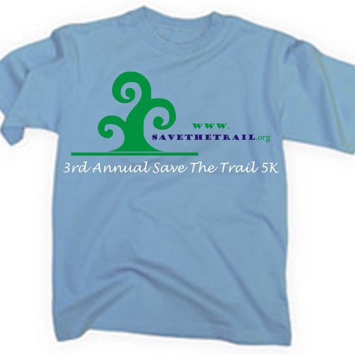 New t-shirt design wanted for Friends of the Capital Crescent Trail Diseño de Salvian.sueb