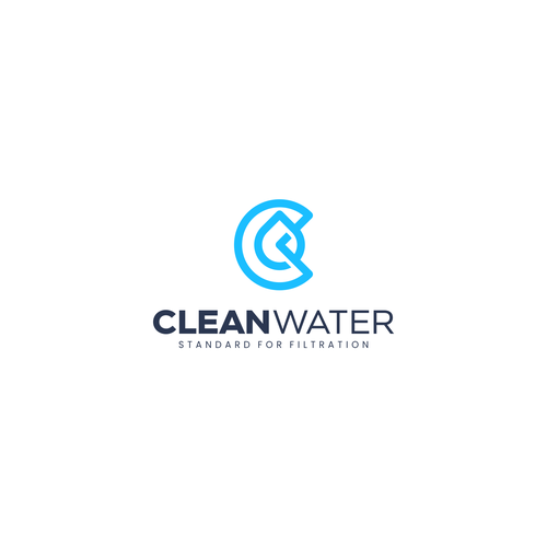 Simple Clean Logo for Water Filtration Company Design by Ricky Asamanis