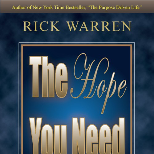 Design Rick Warren's New Book Cover Design réalisé par KamNy