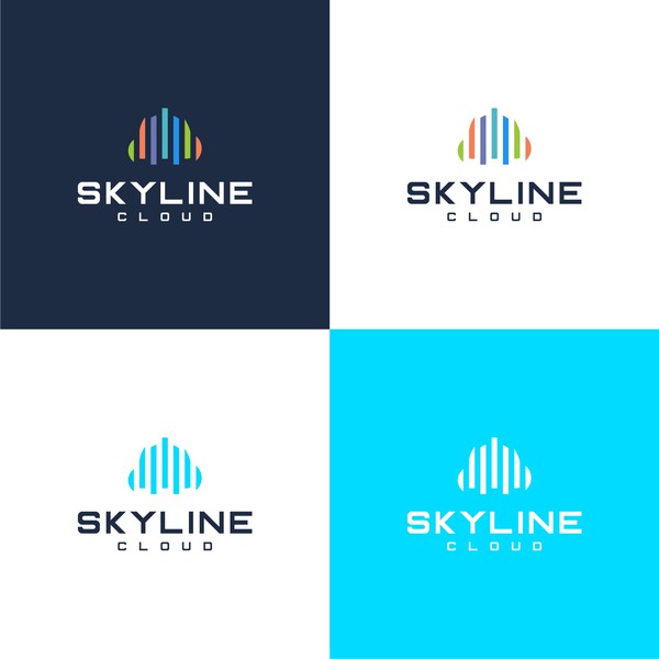 Design by Scroll™ titled "skyline cloud"