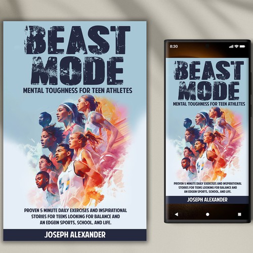 Beast Mode - Book cover design for teen mental toughness Design by Minimal Work