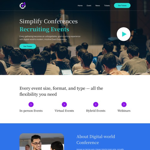 Web page design contest entry by Louis@Design