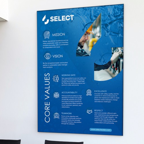 Core Values Poster Design by Alphabet ♥